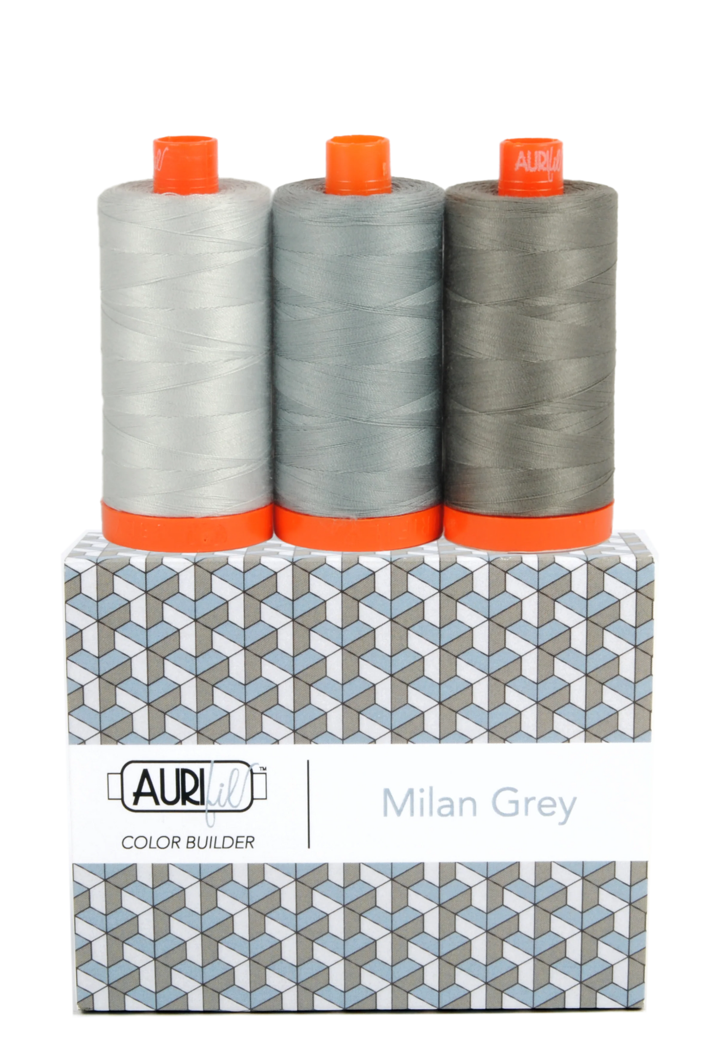Aurifil | Milan Grey Colour Builder 3pc