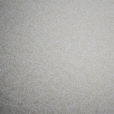 Muslin Prints | White on Tan Leaves