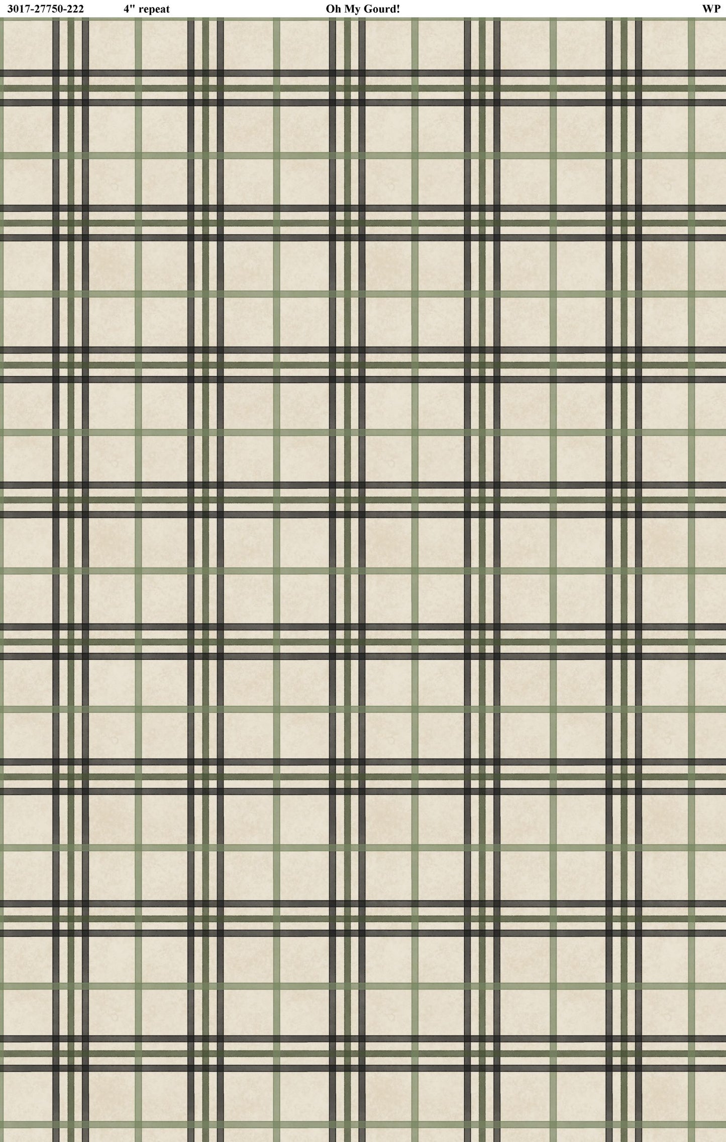 Oh My Gourd | Plaid Cream