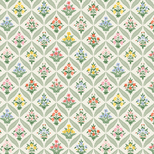 Dahlia | Estee Garden in Cream Multi