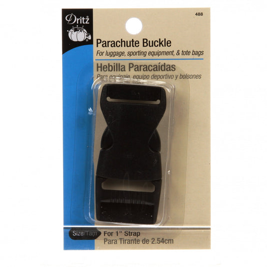 Parachute Buckle - 1in Strap | Black
