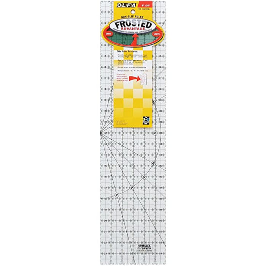 Olfa Frosted Acrylic 6" x 24" Ruler - The Essential