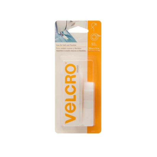 Velcro Regular Duty Strip 3/4" | White