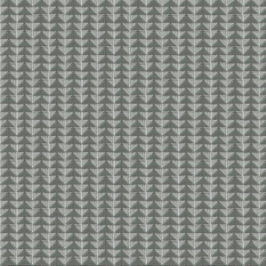 Snowfall | Chevron Gray with Metallic