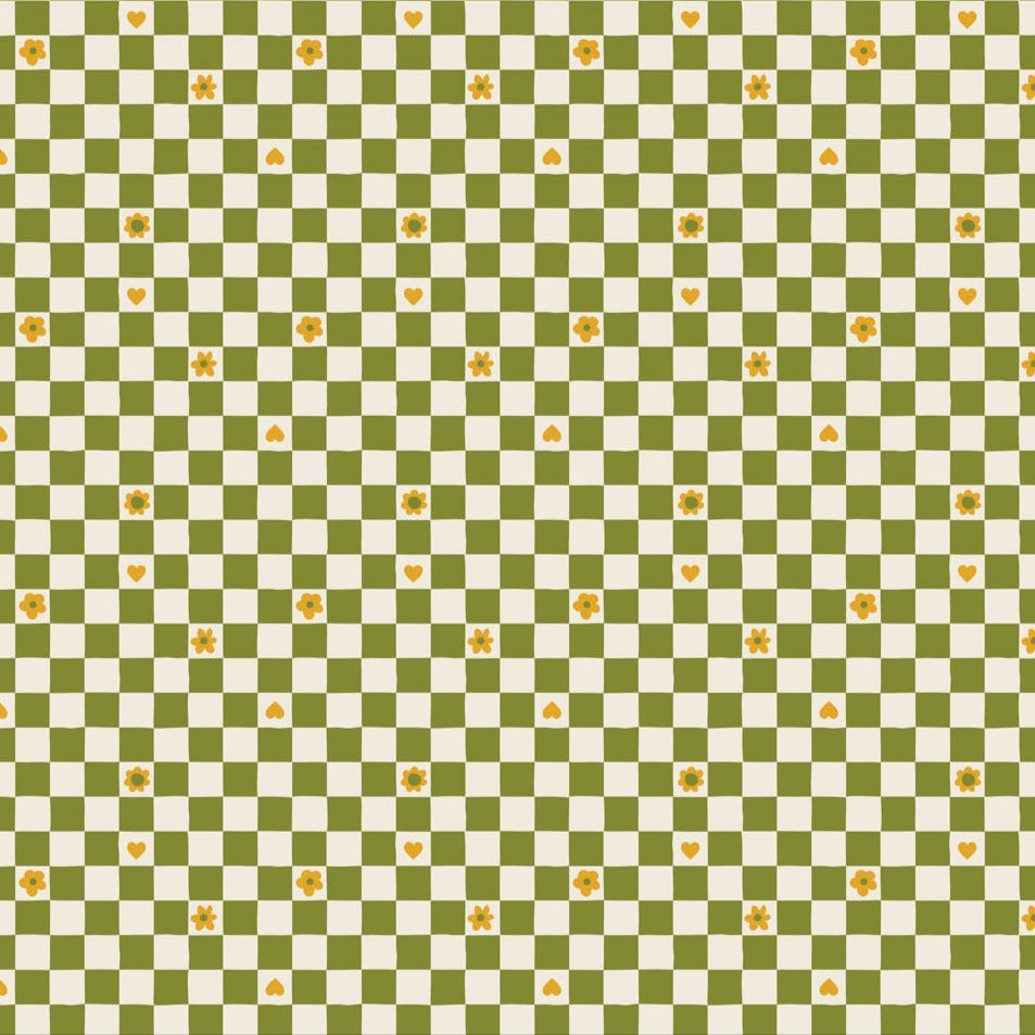 Joyful June | Checks Green