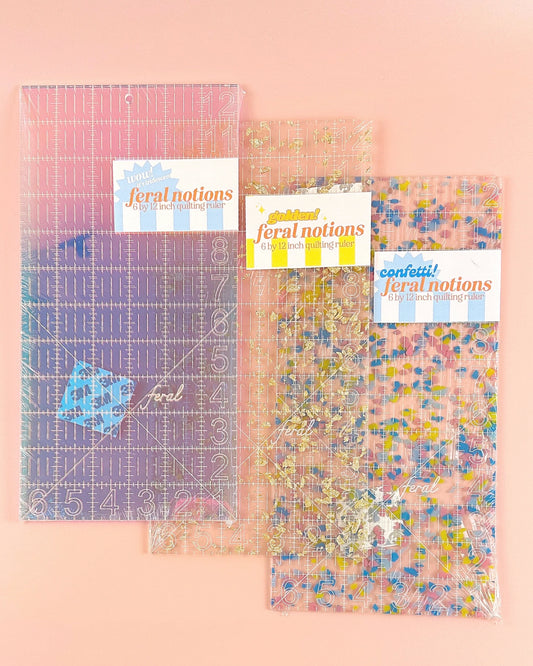 Quilting Ruler | 6" x 12" | Various Styles