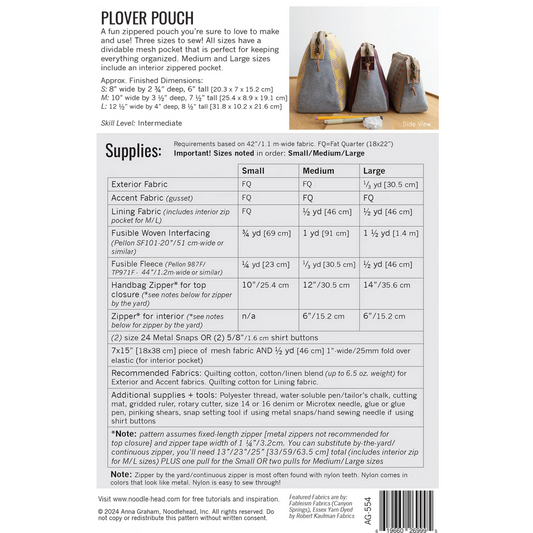 Noodlehead | Plover Pouch