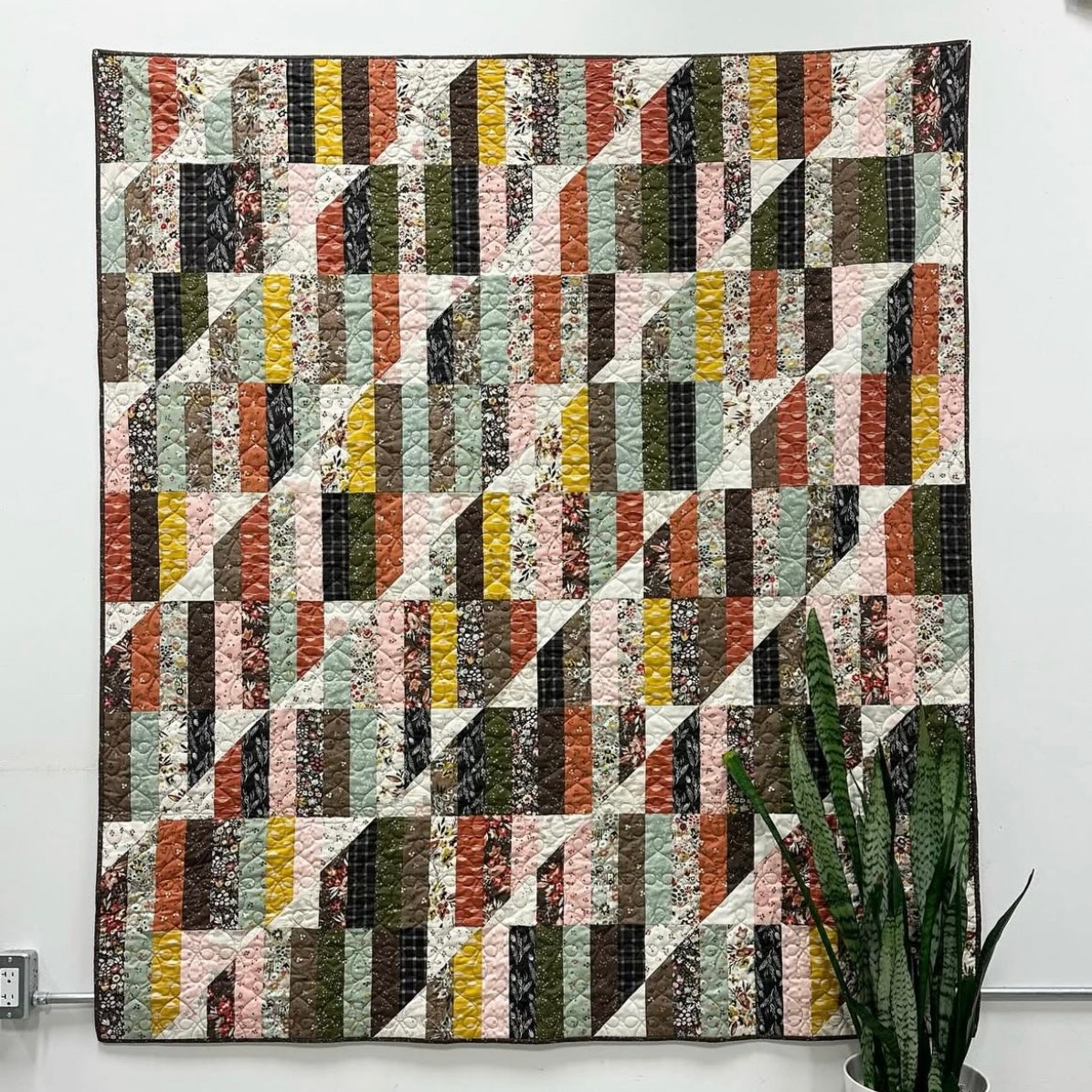 Handmade Quilt - Happy Stripes