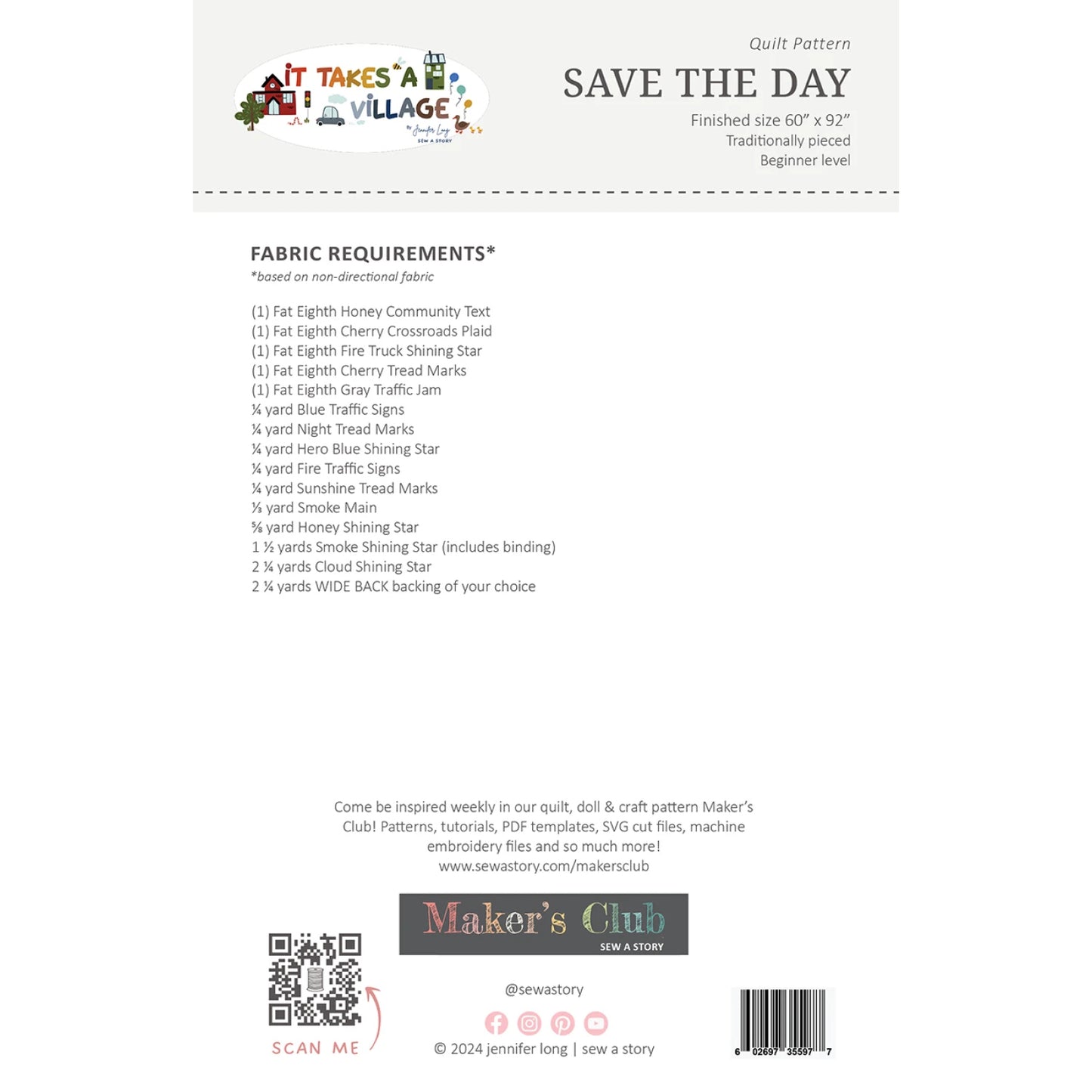 Sew a Story | Save the Day