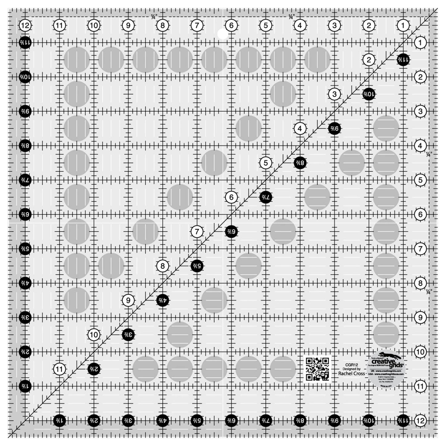 Creative Grids Ruler | 12.5" x 12.5"