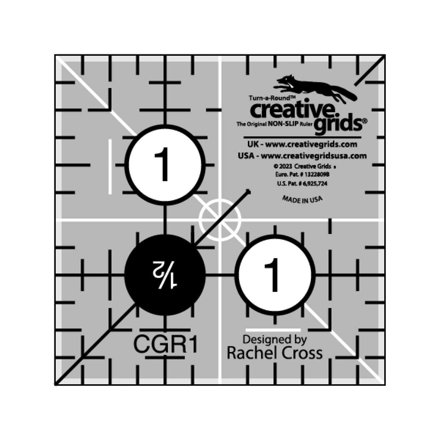 Creative Grids | 1 1/5" Mini Ruler