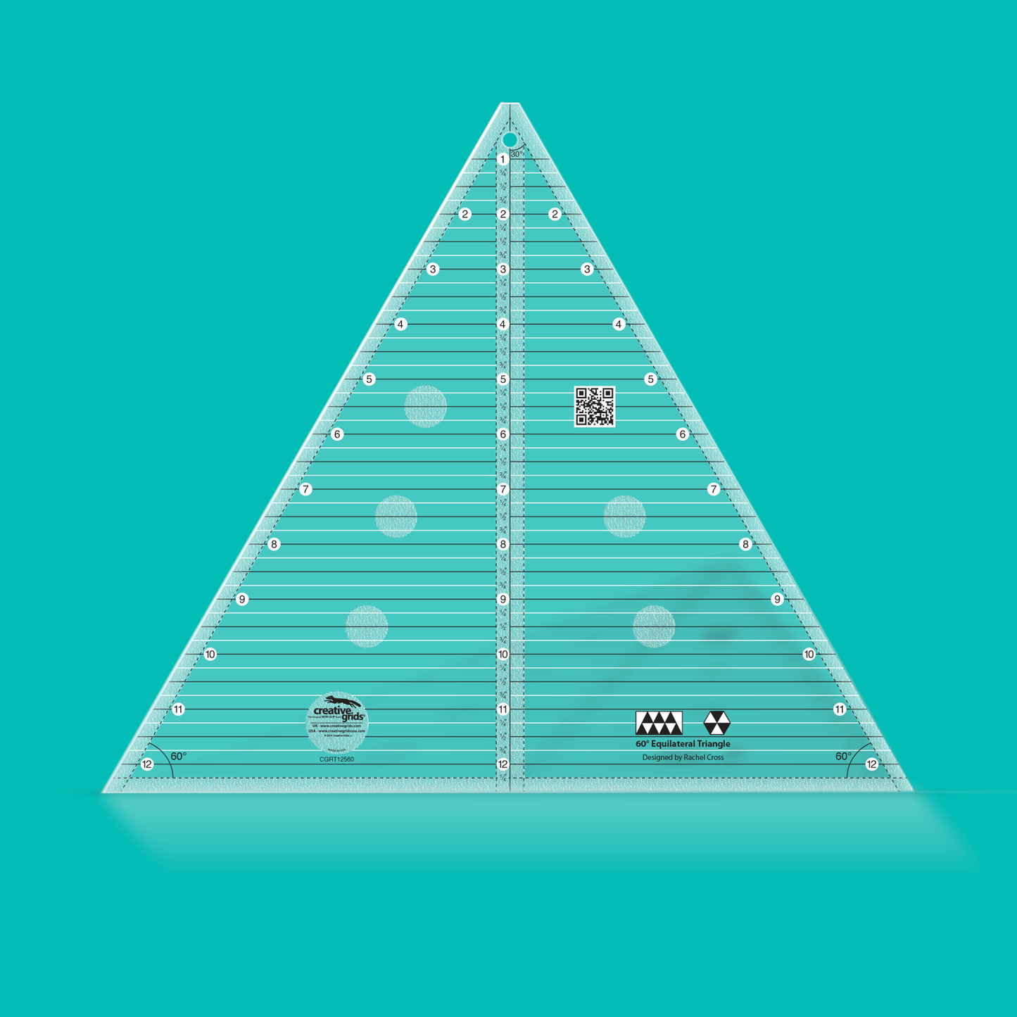 Creative Grids 60 Degree Triangle Ruler