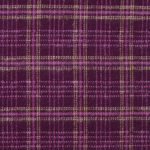 Highlands Flannel | Crosshatch Plaid - Merlot