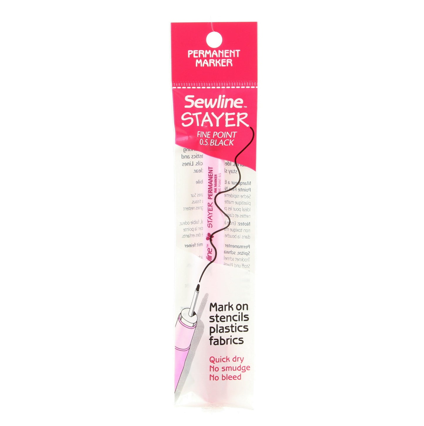 Sewline Stayer Permanent Marker | Black