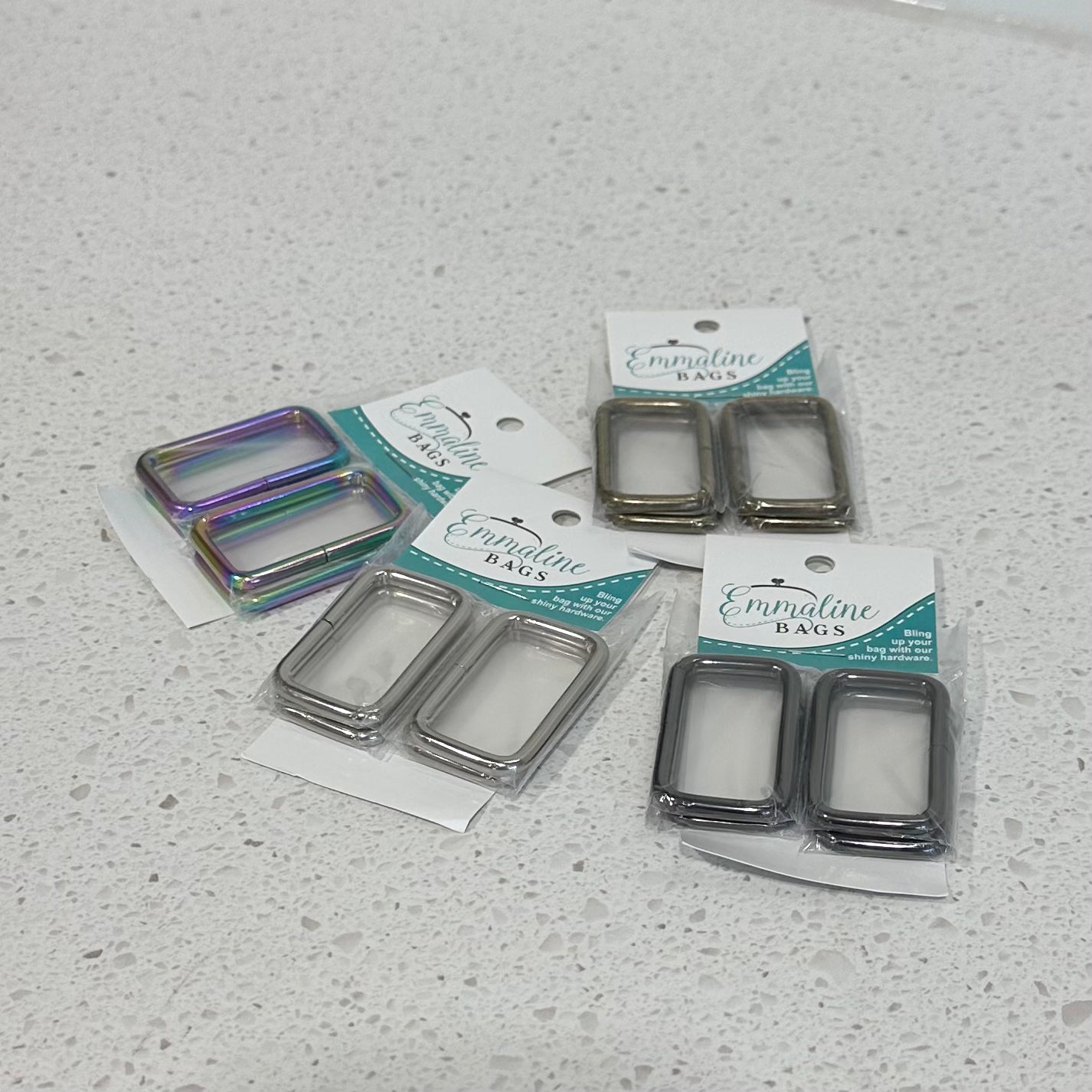 1½" Rectangular Rings | Various Colours