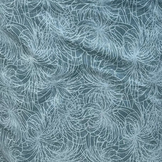 Meadow Flannel 108" | Cyan