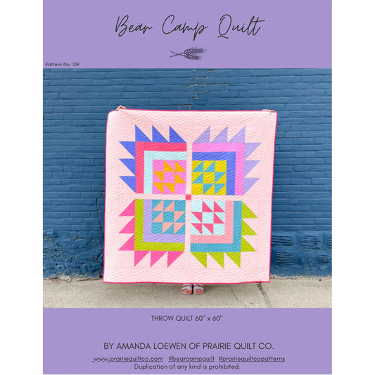 Prairie Quilt Co | Bear Camp Quilt