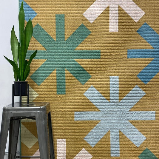Handmade Quilt - Asterisks