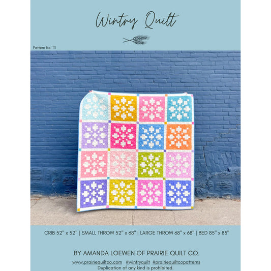 Prairie Quilt Co | Wintry Quilt