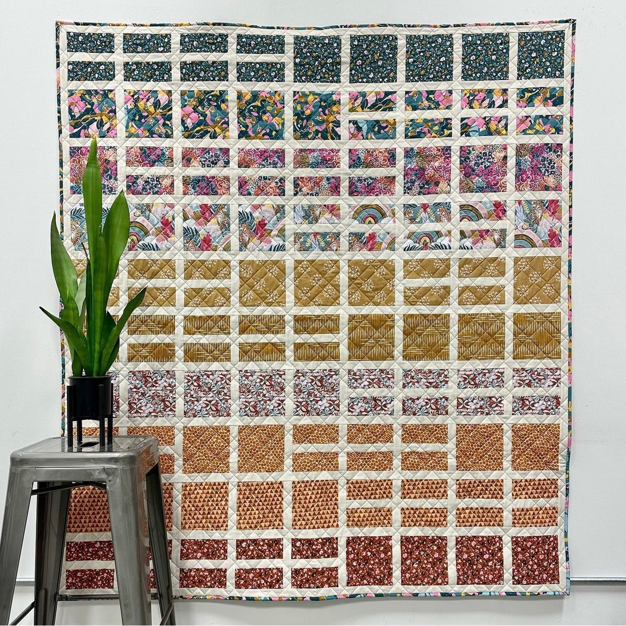 Handmade Quilt - Horizon Lines