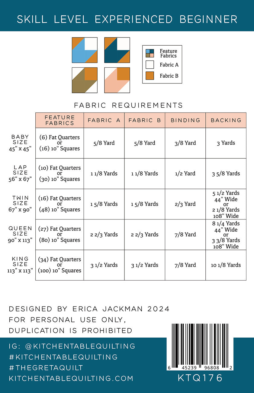 Kitchen Table Quilting | The Greta Quilt