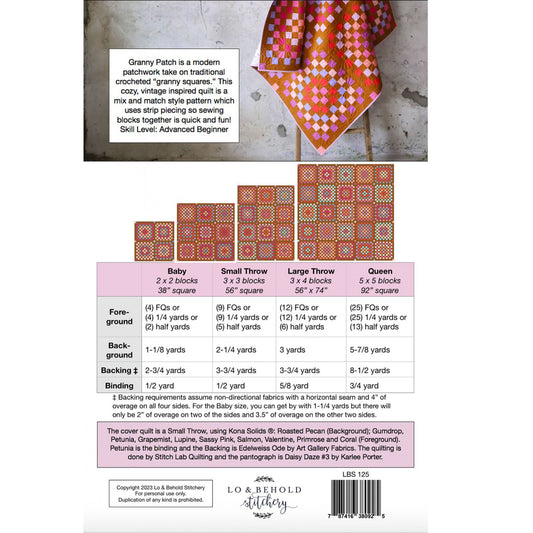 Lo & Behold Stitchery - Granny Patch