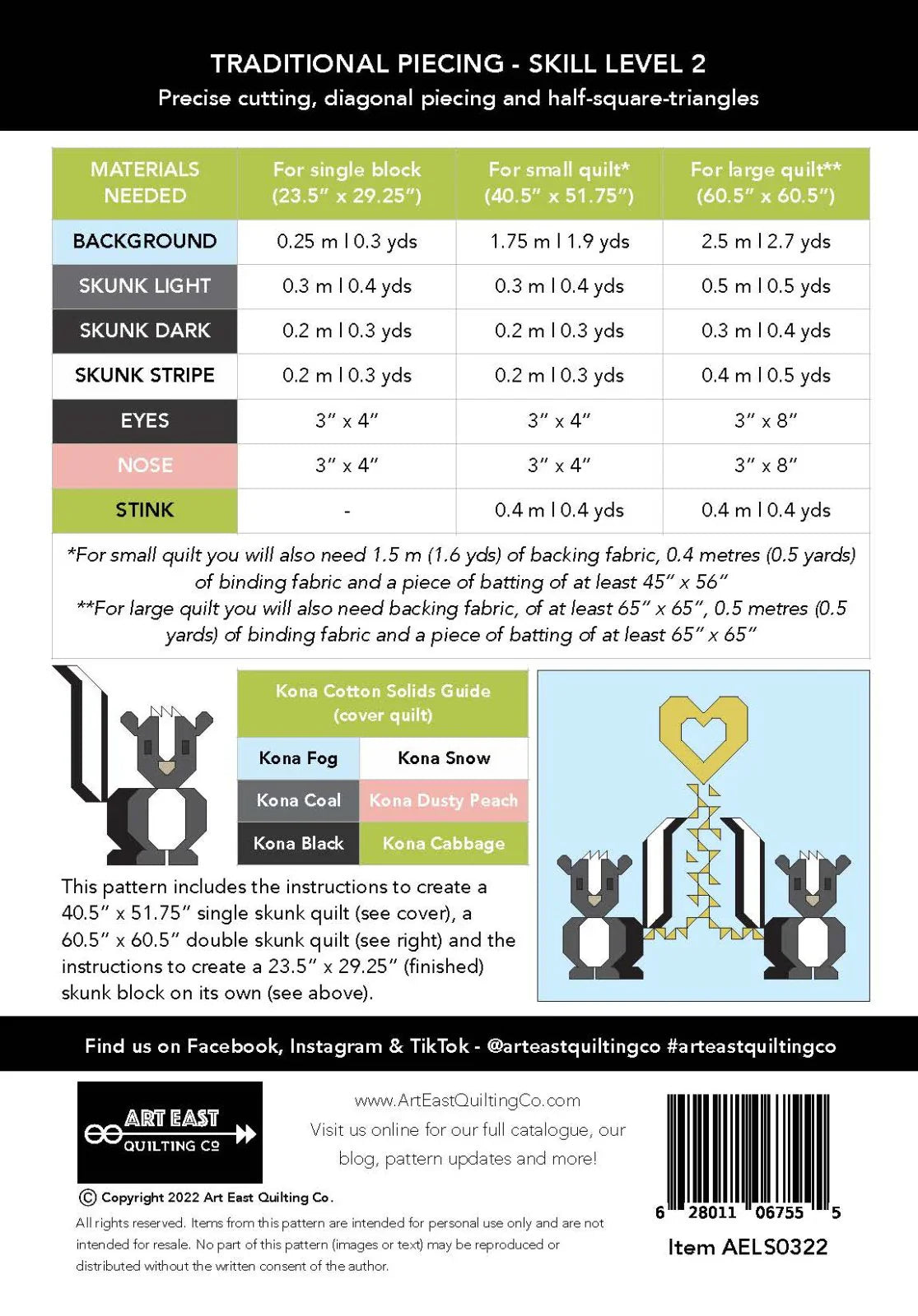 Love Stinks Quilt| Quilt Kit