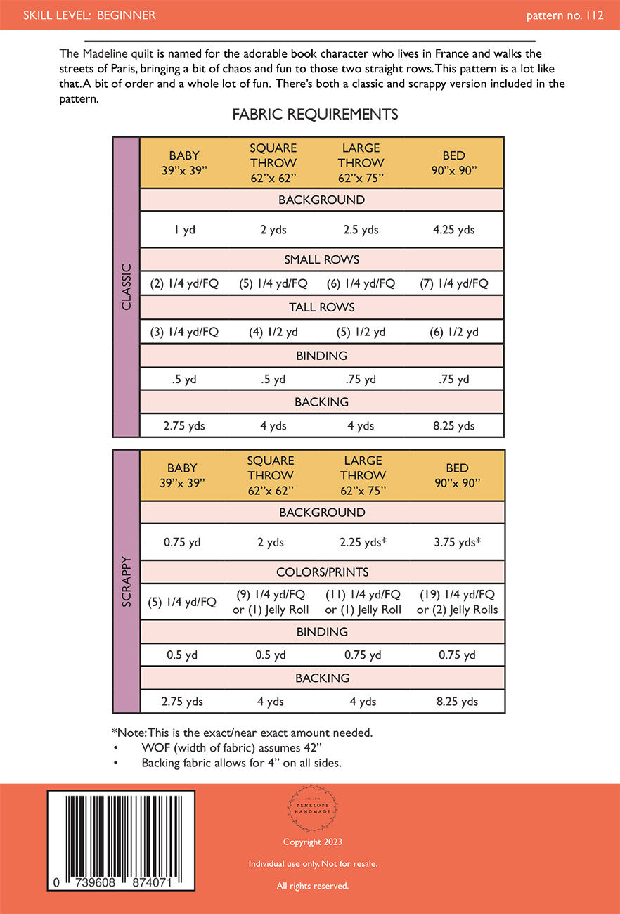 Penelope Handmade | Madeline