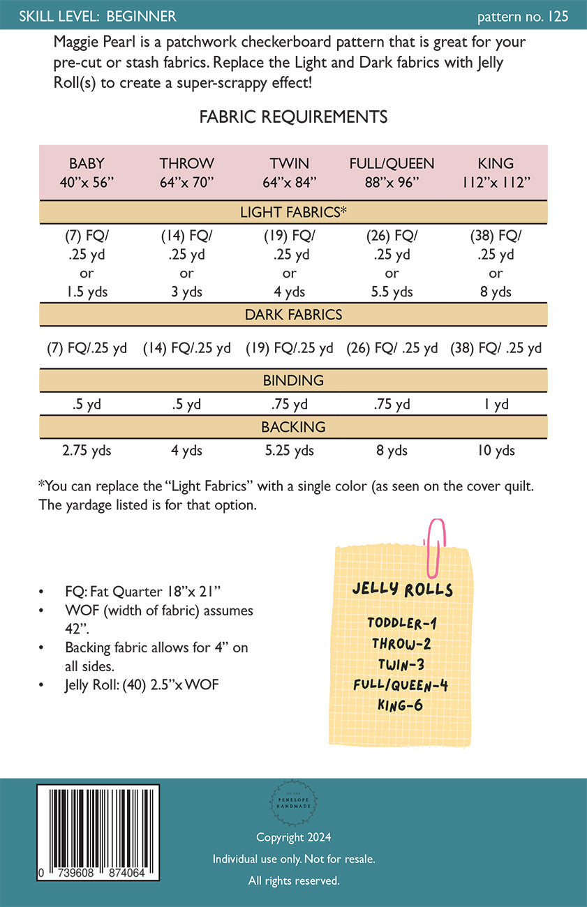 Penelope Handmade | Maggie Pearl