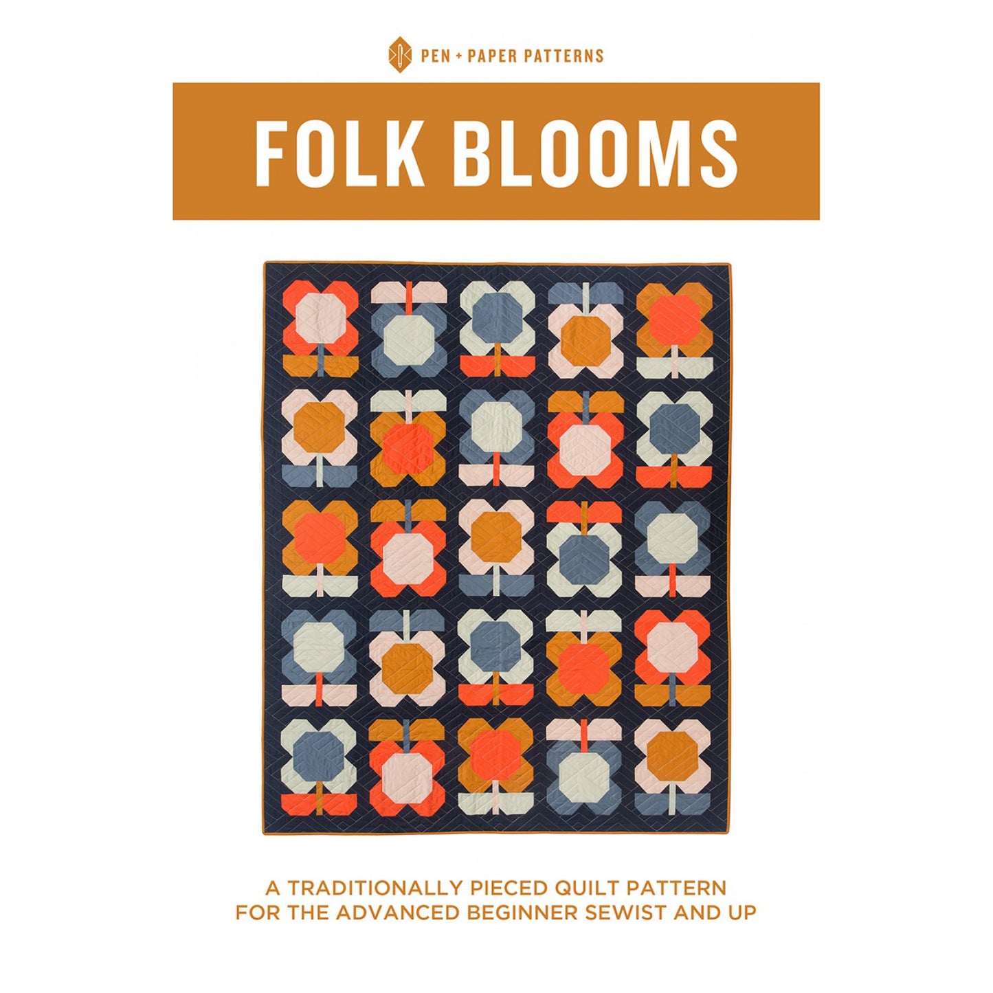 Pen & Paper Patterns | Folk Blooms