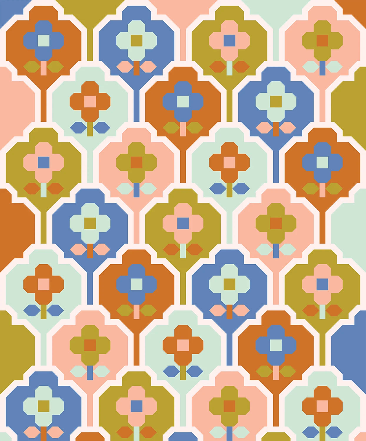 Pen + Paper Patterns | Wallflower Quilt Pattern