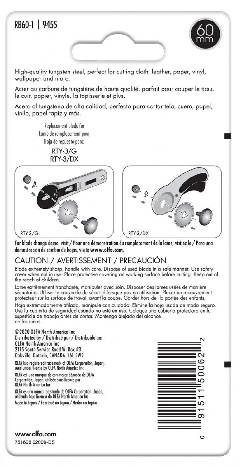 Olfa Rotary Blades | Various Sizes