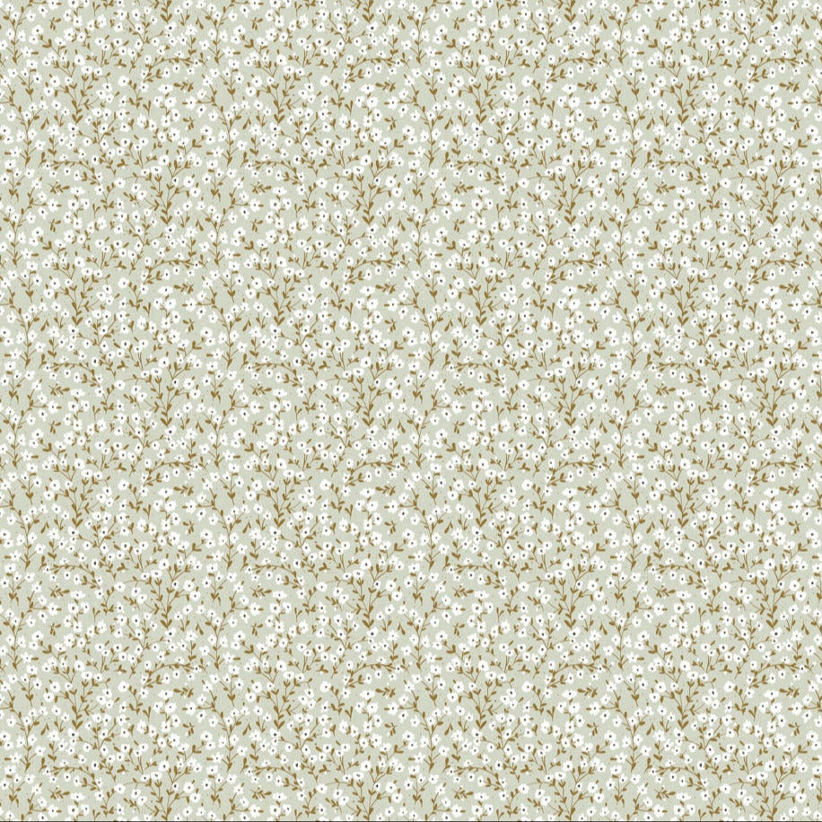 Blossom Breeze | Ditsy Floral Pistachio