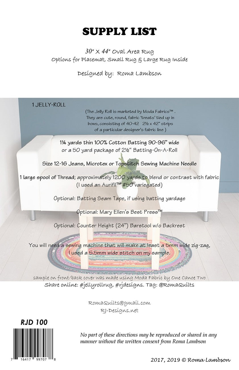 R.J. Designs | Jelly Roll Rug