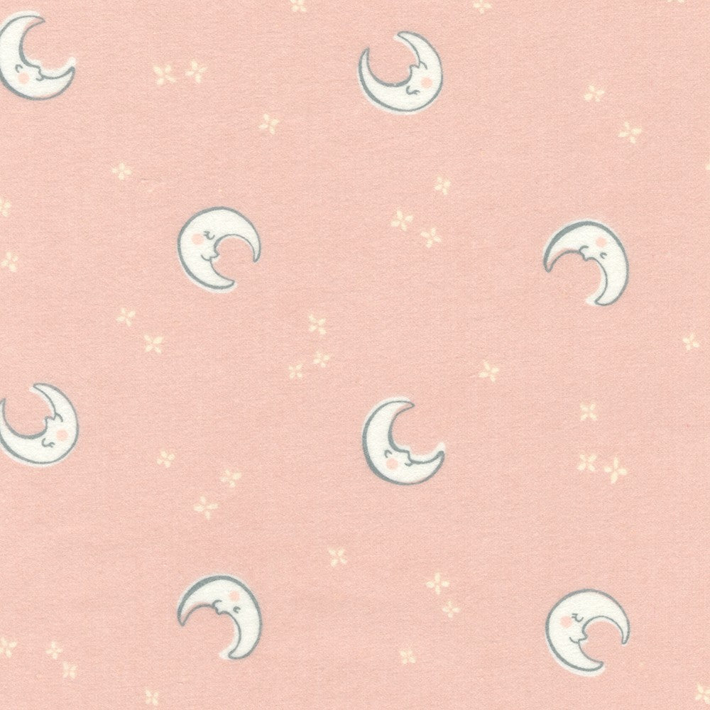 Cozy Cotton Flannel | Over the Moon Pink Lemonade