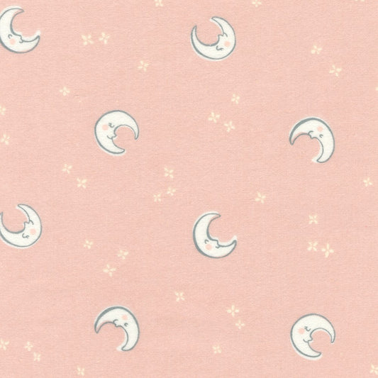 Cozy Cotton Flannel | Over the Moon Pink Lemonade