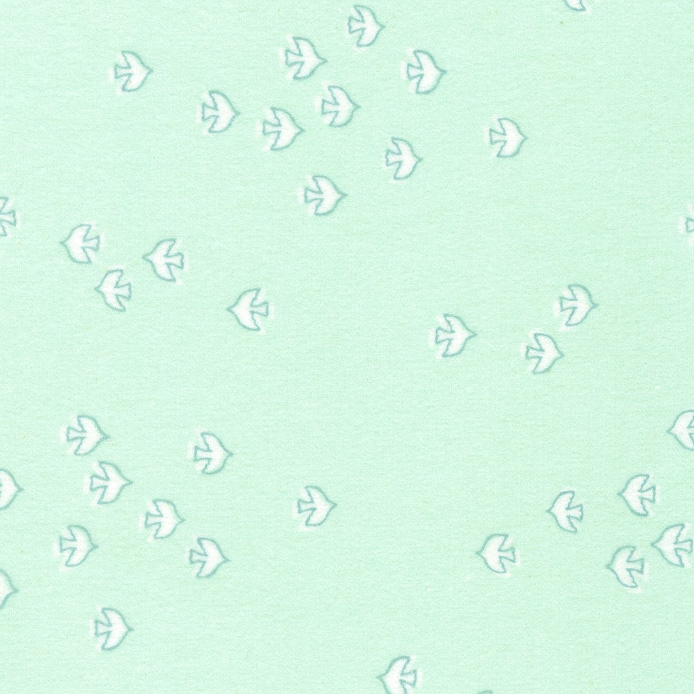 Cozy Cotton Flannel | Over the Moon Sea Mist