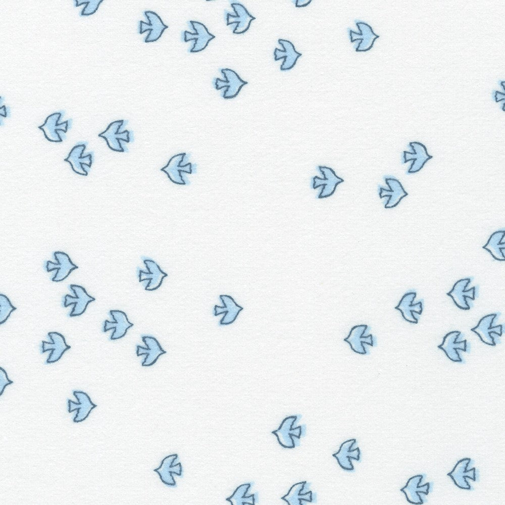 Cozy Cotton Flannel | Over the Moon Blue Jay