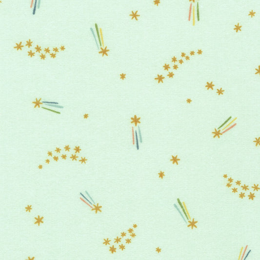 Cozy Cotton Flannel | Over the Moon Sea Mist