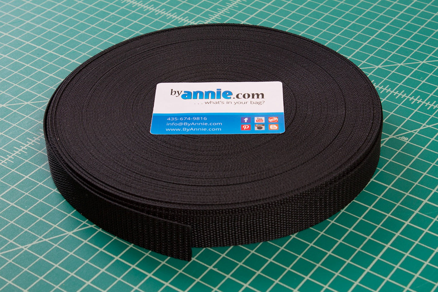 Black Webbing | 1 Inch