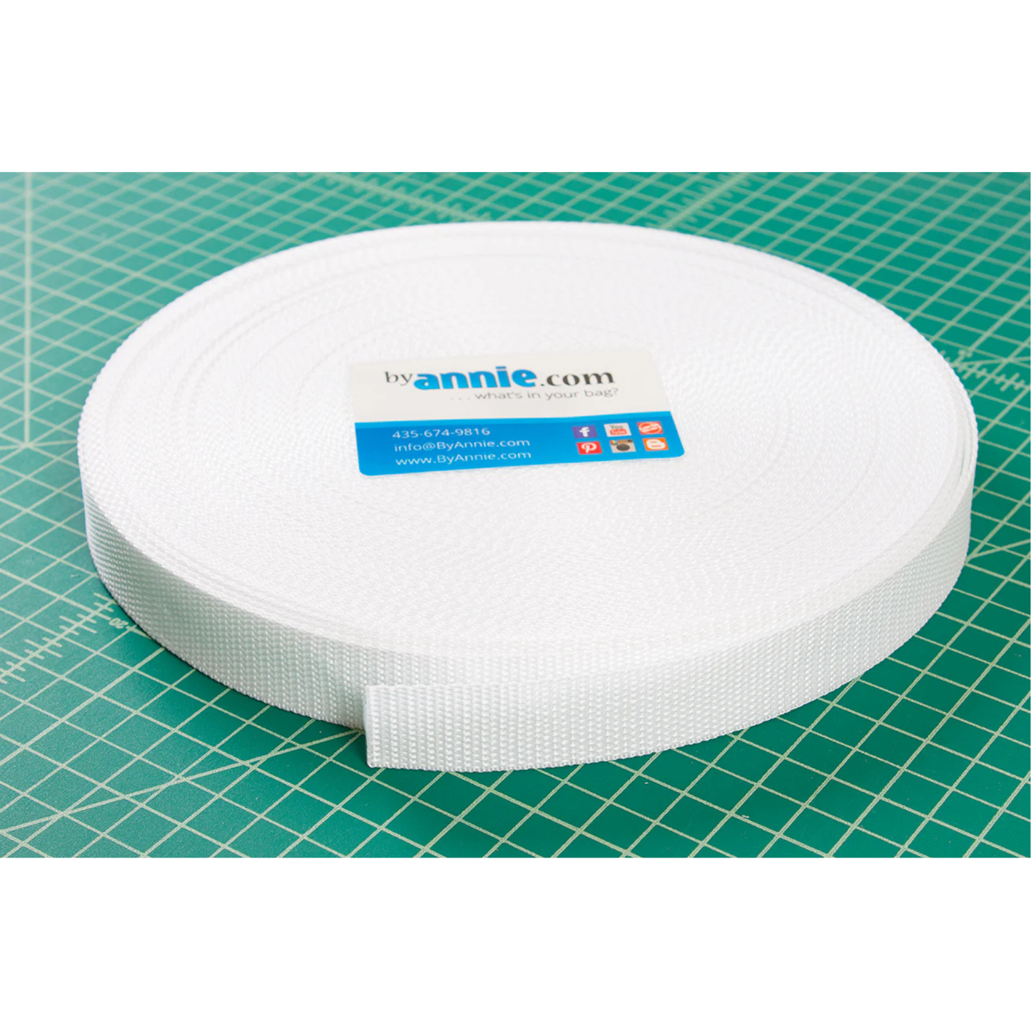 White Webbing | 1 Inch