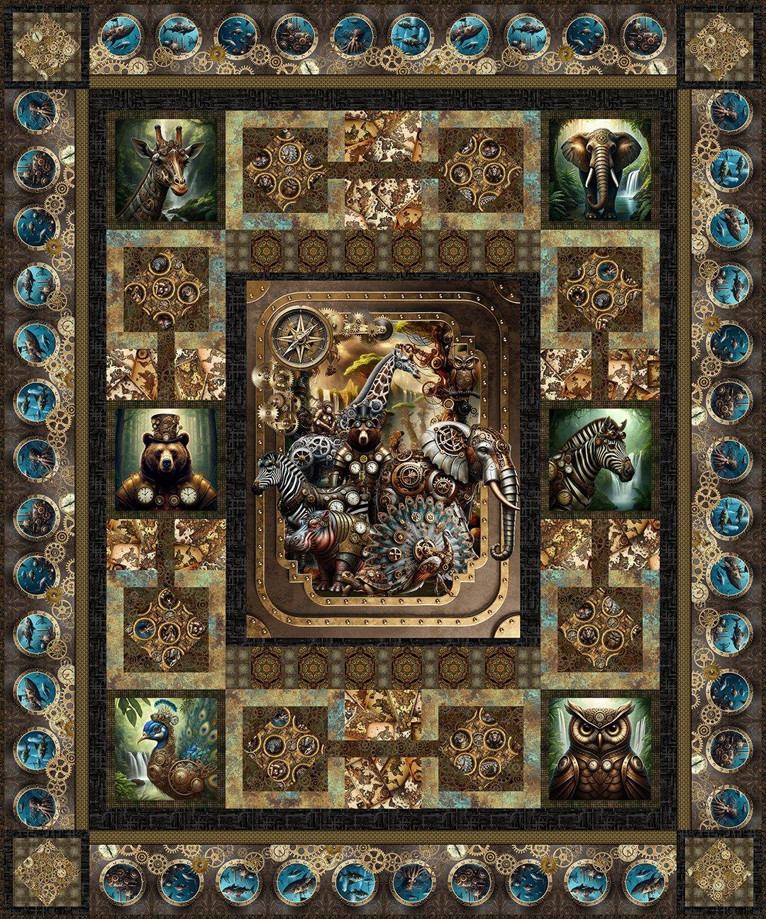 Steampunk Menagerie | Quilt Kit