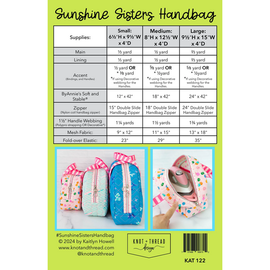 Knot + Thread Design | Sunshine Sisters Handbag