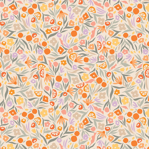 Tangerine | Floral Zest