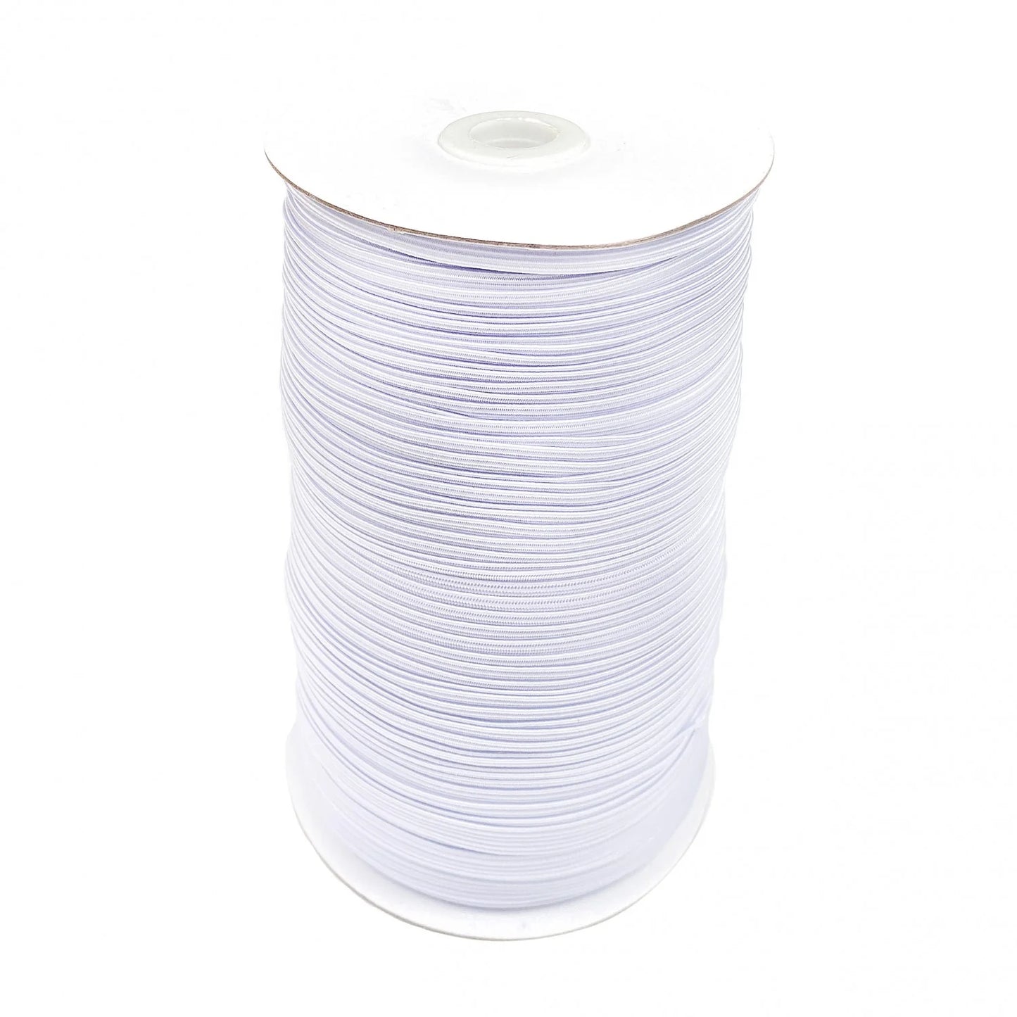 Flat Elastic 1/8in White - 5m
