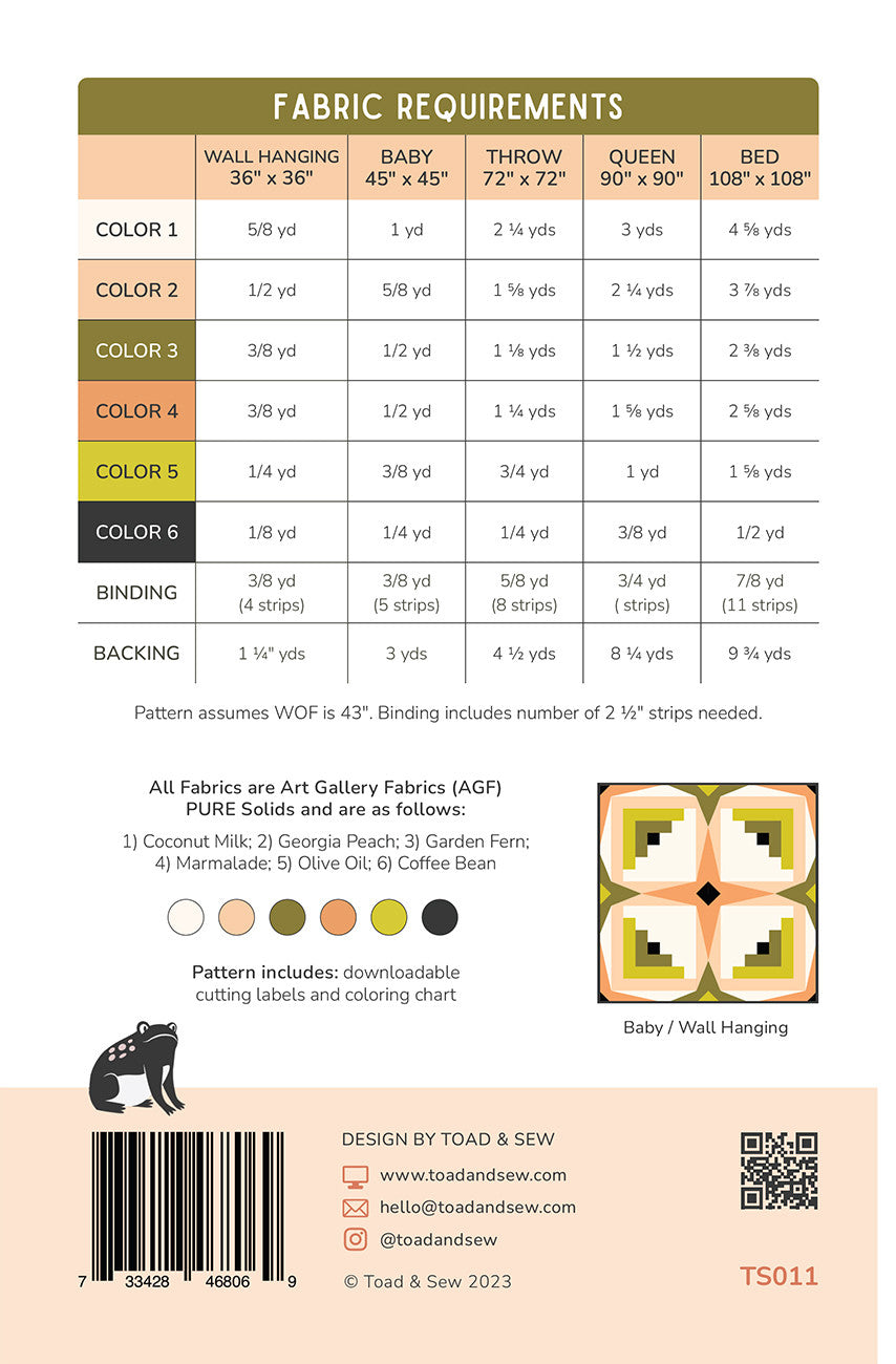 Toad & Sew | Sky Cabin Quilt