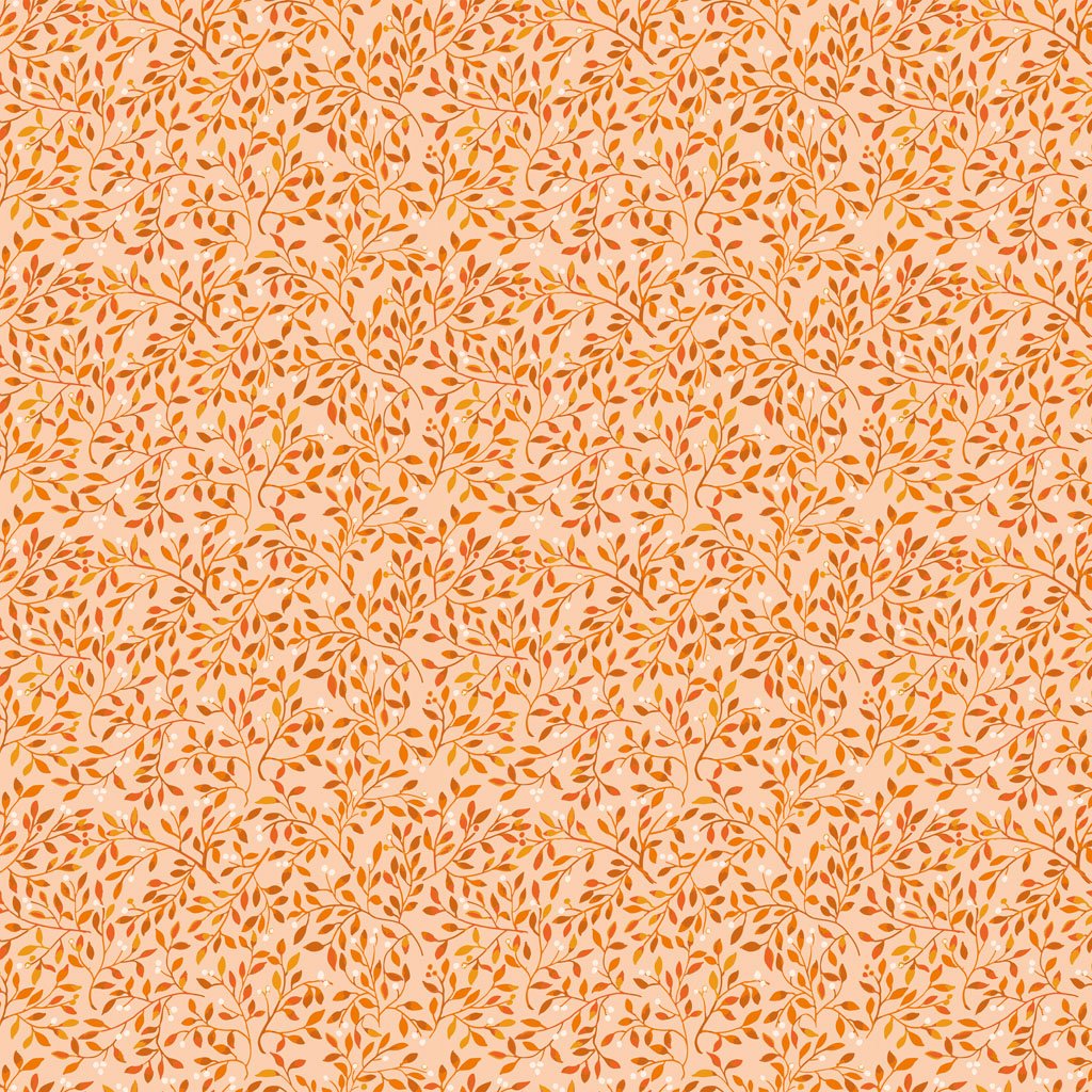Stephanie | Light Orange Leaves