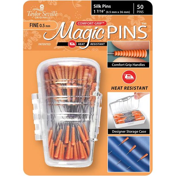 Magic Patchwork Pins vs. Magic Silk Pins 