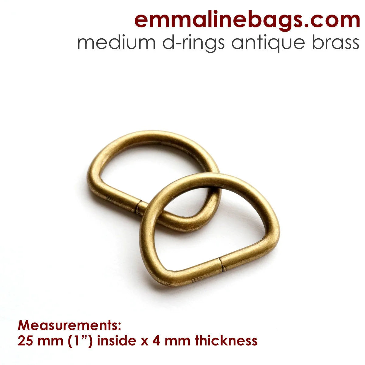 1" D-Ring | 4pk