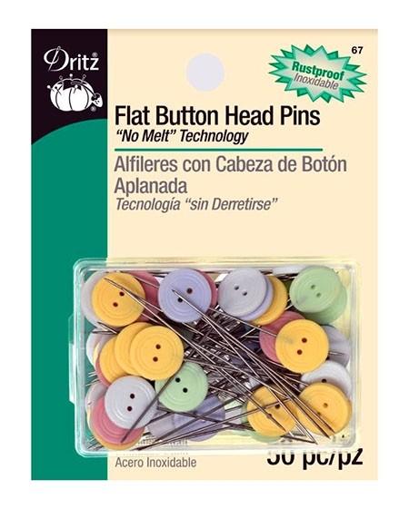 Flat Button Head Pins | 50ct.